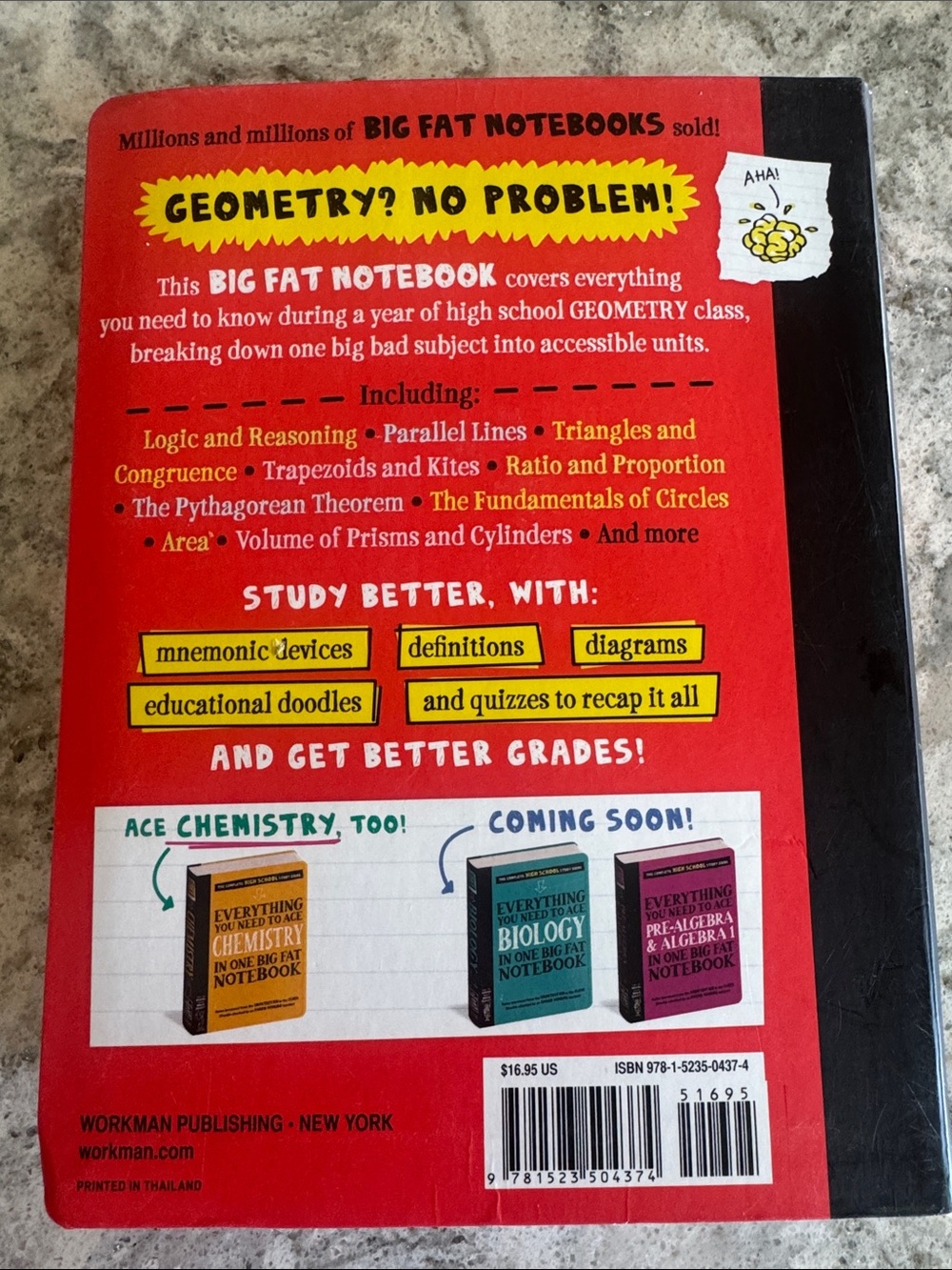 Geometry Study Book - Picture 2 of 2